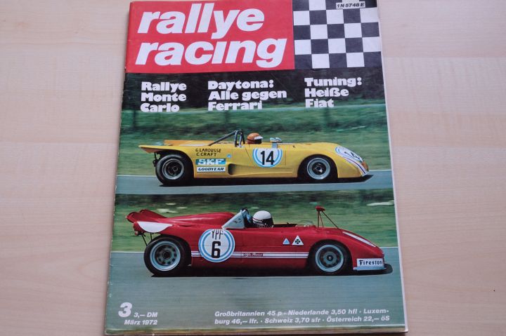 Deckblatt Rallye Racing (03/1972)